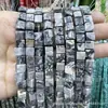 Cuentas Cuadradas Naturales Cristal Ágata Piedra Cuentas Sueltas Cuadrado de Ángulo Recto Cuentas Cubo de Azúcar Accesorios para Joyería DIY