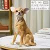Modelo de cachorro Chihuahua molde de cachorro de estimação adereço de fotografia roupas de cachorro ornamento de chão cachorro veado filhote de cachorro adereço