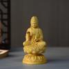 Buxo lobular Mar do Sul Guanyin Bodhisattva Buda estátua decoração folha de lótus Guanyin Bodhisattva Buda estátua adoro ornamentos