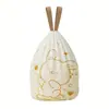 Bolsas de basura con cordón resistentes a la rotura, diseño lindo de conejo, cierre automático, adecuadas para cocinas, dormitorios, oficinas y uso doméstico, rollo grande, bolsas de limpieza universales