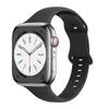 Adequado para Pulseira Apple Iwatch Pequena Masculina Cintura Cor Única Fina Pulseira de Silicone Pulseira de Pulso Apple Watch