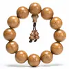 Venta Directa del Fabricante, Gran Cantidad, Precio Excelente, Se Puede Enviar en Nombre del Comprador, Pulsera de Madera con Patrón Completo de Seis Caminos Genuina de la Montaña Wutai, Cuentas Budistas y Coleccionables