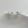 Pendientes Frescos Azules de Estrella Dulce para Mujer, Pendientes de Diseño Único, Nuevo Modelo 2026, Lujo Ligero, Pendientes de Moda Personalizados de Tendencia