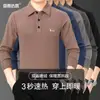 Camisa Base Casual Versátil Gruesa de Manga Larga con Estética de Diseño Completo, Elástica y Cómoda, Cuello Campana del Fabricante Original