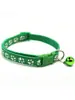 Nueva correa para mascotas collar de color para mascotas correa para mascotas de cachorro gato collar con estampado de gato collar con estampado de garra