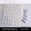 Calcomanía para Uñas Estéreo con Relieve de Flor Graffiti Estilo Japonés Lindo Calcomanía para Uñas Ins Infantil de Dibujos Animados Conejo Feliz DIY