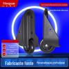 Mala de carga de absorção de choque resistente ao desgaste mudo roda direcional acessórios de bagagem barra de direção bagagem plástico roda universal