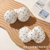 Tela coreana dulce de lunares con lazo de algodón tridimensional relleno para clip de plátano DIY, accesorio para el cabello, broche, zapatos, calcetines, accesorios de ropa