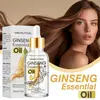 Aceite Esencial para el Cuidado del Cabello de Ginseng Transfronterizo, Suave e Hidratante, Repara el Cabello Seco y Encrespado, Aceite Esencial para el Cuidado del Cabello en Stock