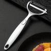 Aleación de zinc pelador brillante rallador pelador de papas frutas pelador multifuncional cuchillo pelador doméstico herramienta de cocina