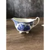 Superávit na Balança Comercial Jbs Castelo Azul Porcelana Amarela Vintage Prato para Bife Prato Fundo Prato para Sobremesa de Chá da Tarde Tigela de Arroz
