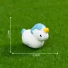 Transfronterizo Nuevo Producto Lindo Ganso Grande Unicornio Animal Pequeño Lindo Decoración DIY Accesorios para Colgar Micro Paisaje Pequeños Adornos