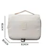 Nova bolsa de higiene pessoal coreana, estilosa e portátil, simples e fofa, para viagens de negócios e viagens, bolsa de maquiagem de grande capacidade com gancho