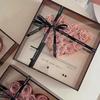 Caixa de Flores Acrílica Dia dos Namorados Chinês Confissão Proposal Caixa de Presente DIY Pequena Rosa Perfumada Flor Eterna Caixa Personalização