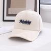 Gorra de béisbol de primavera y otoño para mujer, nueva gorra rígida de moda para hombre, gorra con visera versátil, informal, estilo coreano, gorra bordada, resistente al sol, para verano