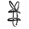 Traje de Bondage de Cuero para Hombre YSF, Funda Sexy Hueca para Pene Herramienta Sexual, Juguete Masculino, Disponible para Venta al por Mayor