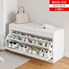 Banqueta para cambiarse los zapatos para la entrada de casa, zapatero abatible para propiedades de alquiler, banco integrado para zapatos en la entrada, zapatero para el pasillo