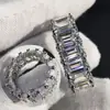 Liquidação de FábricaAnel de Moda com Zircônia em Prata de Lei S925 Europeu e Americano, Anel Estilo Ins de Luxo Discreto