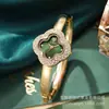 Popular Reloj Pulsera, Sencillo Reloj de Mujer con Trébol de Cuatro Hojas, Modelo Nuevo con Diamantes, Reloj de Mujer de Lujo Ligero de Nicho, Reloj de Cuarzo de Alto Valor