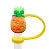 Nuevo Tema Hawaiano Gorra de Paja Cubierta Antipolvo de Paja Accesorios de Decoración DIY Cubierta de Paja Tapón Antipolvo de Silicona