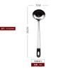 Utensilios de cocina de acero inoxidable espátula juego completo para cocinar cocina Hotel hogar barbacoa tenedor para carne cuchara para arroz espátula