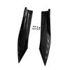 Suministro coche universal esquina trasera modificación de coche negro brillante fibra de carbono brillante pala trasera esquina protectora parachoques trasero labio trasero