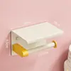 Nai Fei Feng Portarrollos de Papel Higiénico para Baño Caja de Pañuelos Dispensador de Rollo Montado en Pared Dispensador de Papel Higiénico Estante de Almacenamiento para Caja de Pañuelos