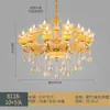 2026 Novo Lustre de Sala de Estar em Jade Natural Estilo Europeu Iluminação de Luxo Elegante com Cristal para Hall de Hotel Villa Restaurante