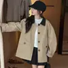 Roupas infantis meninas jaqueta estilosa meninas 2026 novo corta-vento infantil médio e grande outono menina pequena blusa infantil comércio exterior