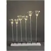 Adereços de Casamento Luzes Decoração de Pátio Interno Externo Luzes de Estrela com Plugue no Chão Decoração de Salão de Casamento Marcadores de Caminho Iluminados Nenhum