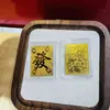 Pegatina de Teléfono de Oro Puro 999 para la Riqueza, Atrae la Fortuna de Todas las Direcciones, Acumulación Diaria de Riqueza, Regalo de 2 mg, Entrega Directa de Fábrica