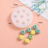 Vela Aromática de Fruta Mirtilo Silicone Molde DIY Açúcar Assar Bolo Decoração Laca Fogo Grão de Cera Molde