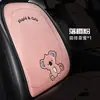 Nuevo Cojín para Asiento de Coche de Lino Universal Cuatro Estaciones Funda de Asiento de una Pieza Media Cubierta Celebridad de Internet Femenina Antideslizante Linda Venta al por Mayor Transfronteriza