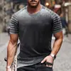 Europa e Estados Unidos comércio exterior transfronteiriço manga curta gola redonda personalizado 3DT shirt para mapa Amazon tendência quente camiseta esportiva
