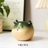 Jarrón de Gato Adornos Pequeños de Sanación Arreglo Floral Hecho a Mano Creativo Escritorio Oficina Regalo Navideño Pareja Linda