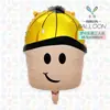 Nuevos globos de papel de aluminio con forma de dibujos animados transfronterizos de Minecraft Roblox para decoración de ambiente de fiesta LEGO