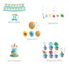 Popular Set de Vajilla para Fiesta Temática de Moana de Amazon, Banderín, Plato de Papel, Accesorios de Decoración de Cumpleaños