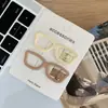 Presilha de Pato Colorida Básica Versátil Estrela Nuvem Metal Fosco Presilha de Cabelo Simples Elegante High-End Presilha para Cabelos Quebrados para Mulheres