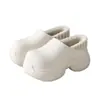 Sapatos de Algodão Impermeáveis com Aumento de Altura de 8cm para Mulheres, Antiderrapantes, Quentes, Duráveis, Sapatos de Algodão Peludo para Uso Externo no Inverno