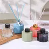 Em estoque Garrafa de Aromaterapia Sem Fogo DIY Rattan Aromaterapia Volátil Garrafa de Vidro Aromaterapia Vidro Espesso Colorido Garrafa de Vidro Vazia para Aromaterapia