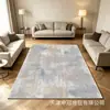 Alfombra Moderna Minimalista Abstracta para Sala de Estar, Área Grande, Cachemir Sintético, Lavable, Lavable a Máquina, Felpudo Antideslizante