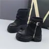 Tacones Súper Altos 2026 Nuevas Botas de Moda con Suela Gruesa de Corte Bootcut Botines Cortos Zapatos de Mujer Otoño Invierno Aumento de Altura para Personas Bajas Botines Cortos