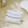 Europa y Estados Unidos joyería transfronteriza de oro de 14 quilates perla de imitación pulsera multicapa de 4 piezas traje de joyería con incrustaciones de piedra natural venta al por mayor