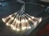 Decoración de techo para bodas, lámpara de araña de acrílico transparente con forma de gota de agua, accesorios para la decoración de la escena de la boda, luces decorativas, cadena de luces LED