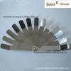 Medidor de espessura de 0,203-0,66 mm com cotovelo de 12 peças e escala integrada britânica de aço inoxidável. 008-.026"
