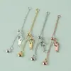 Cadena de Plata S925 con Cuentas Redondas y Colgante de Corazón con Extensión de Cola de Tirar Cadena de Extensión para Pulsera o Collar de Perlas Hecha a Mano Accesorios de Joyería
