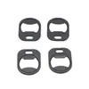Abrebotellas para Llavero de Deportes al Aire Libre Accesorio de Paracord Aleación de Zinc Electróforesis Negro Abrebotellas de Vino Portátil Cerveza