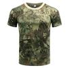 Cross-border Factory Atacado Masculino 3D Print Manga Curta T-Shirt Top Tamanho Grande Masculino Crewneck Camuflagem T-Shirt