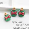 Lindos accesorios navideños hechos a mano, horquillas, accesorios para el cabello, accesorios de resina, pegamento en crema, material de bricolaje, árbol de Navidad