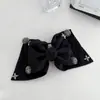 Pinza para el Cabello de Lazo de Satén Retro para Mujer, Elegante y con Estilo Pinza para Cola de Caballo Baja, Accesorio para el Cabello para la Parte Posterior de la Cabeza